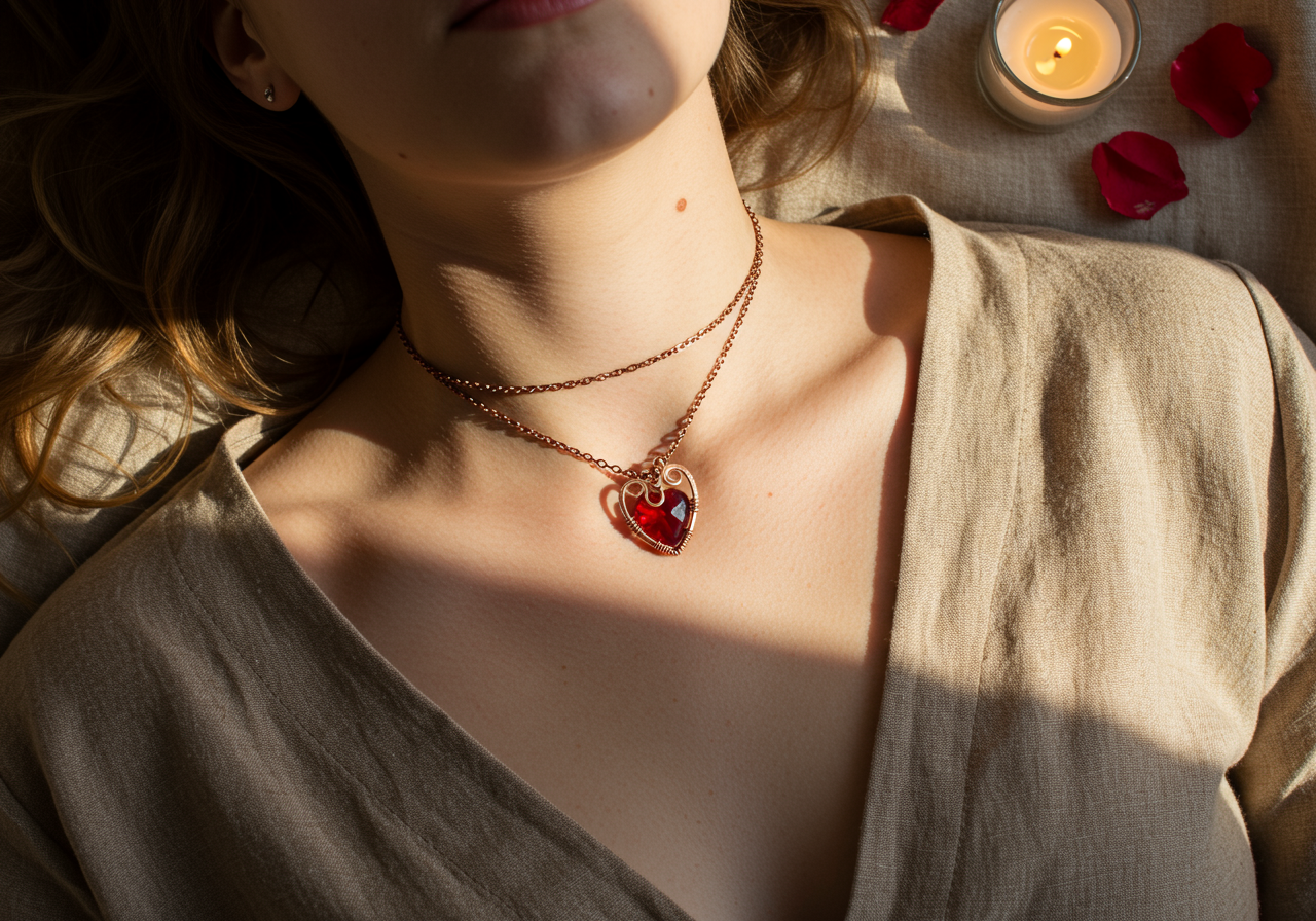 Dowiedz się, dlaczego ręcznie robiona biżuteria to najlepszy prezent na walentynki. Odkryj magiczną symbolikę kwarcu różowego, rubinu i granatu, i wybierz podarunek, który najlepiej wyrazi Twoje uczucia.